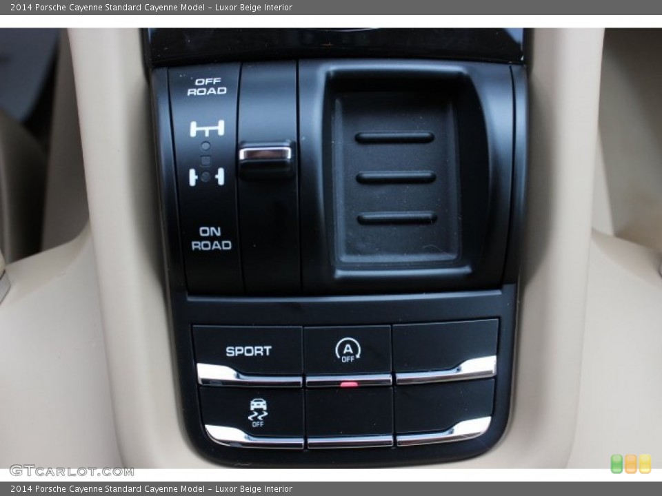 Luxor Beige Interior Controls for the 2014 Porsche Cayenne  #86909866