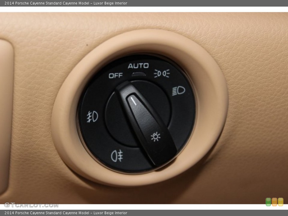 Luxor Beige Interior Controls for the 2014 Porsche Cayenne  #86909914
