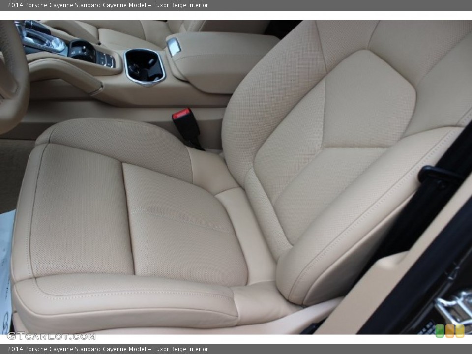 Luxor Beige Interior Front Seat for the 2014 Porsche Cayenne  #86910409