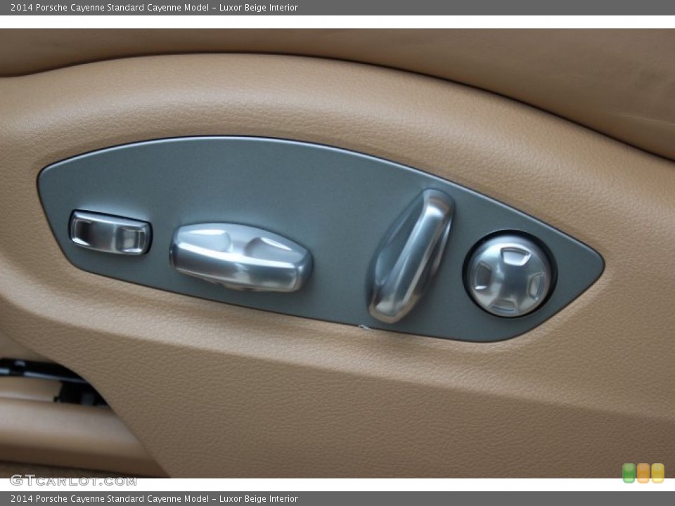Luxor Beige Interior Controls for the 2014 Porsche Cayenne  #86910436