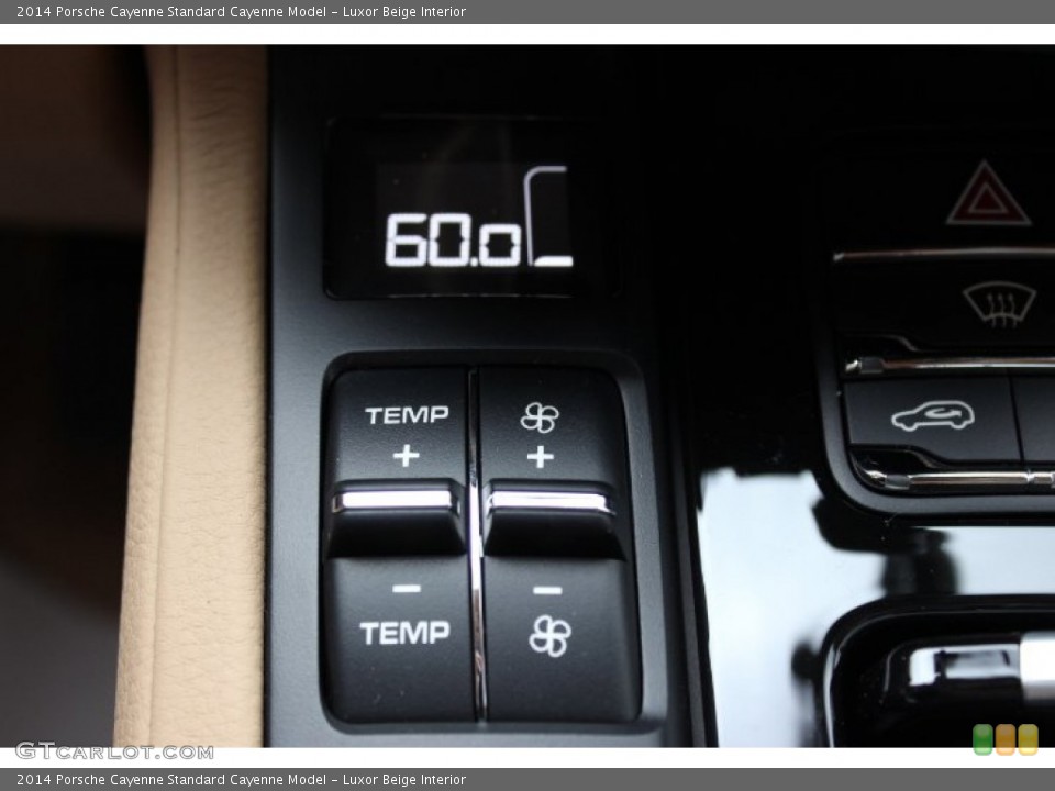 Luxor Beige Interior Controls for the 2014 Porsche Cayenne  #86910619