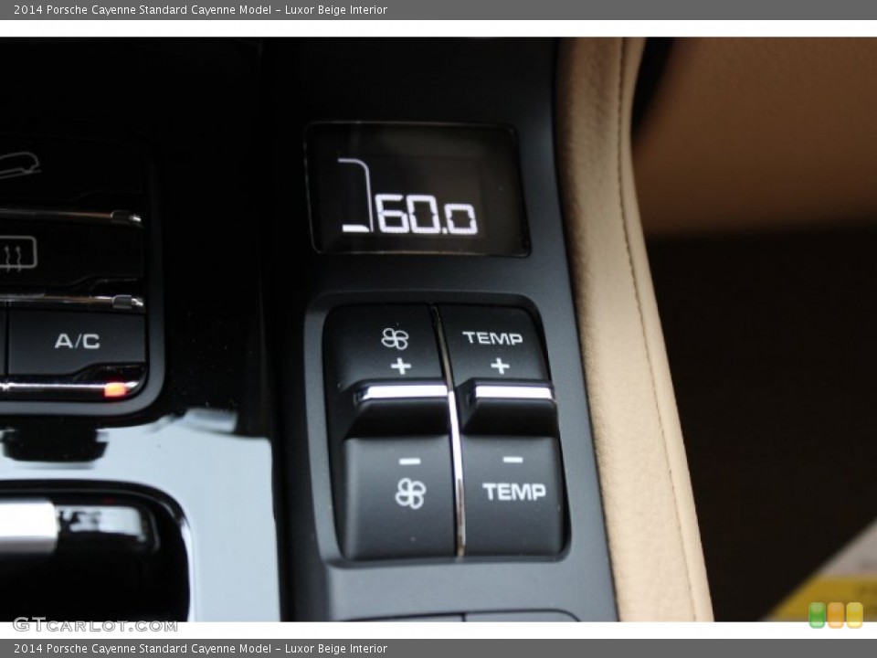 Luxor Beige Interior Controls for the 2014 Porsche Cayenne  #86910676
