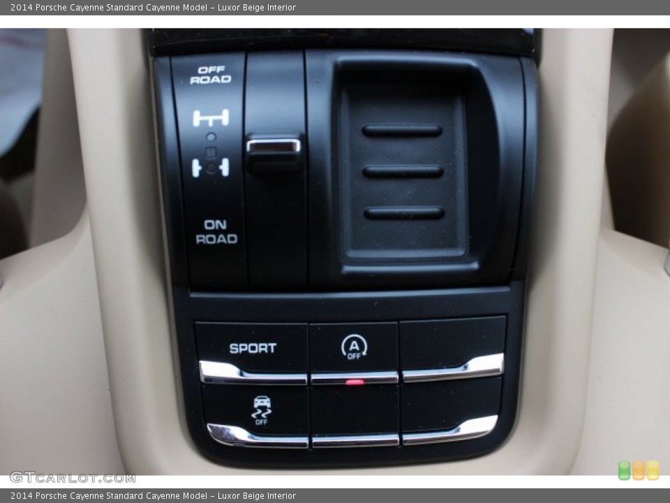 Luxor Beige Interior Controls for the 2014 Porsche Cayenne  #86910700