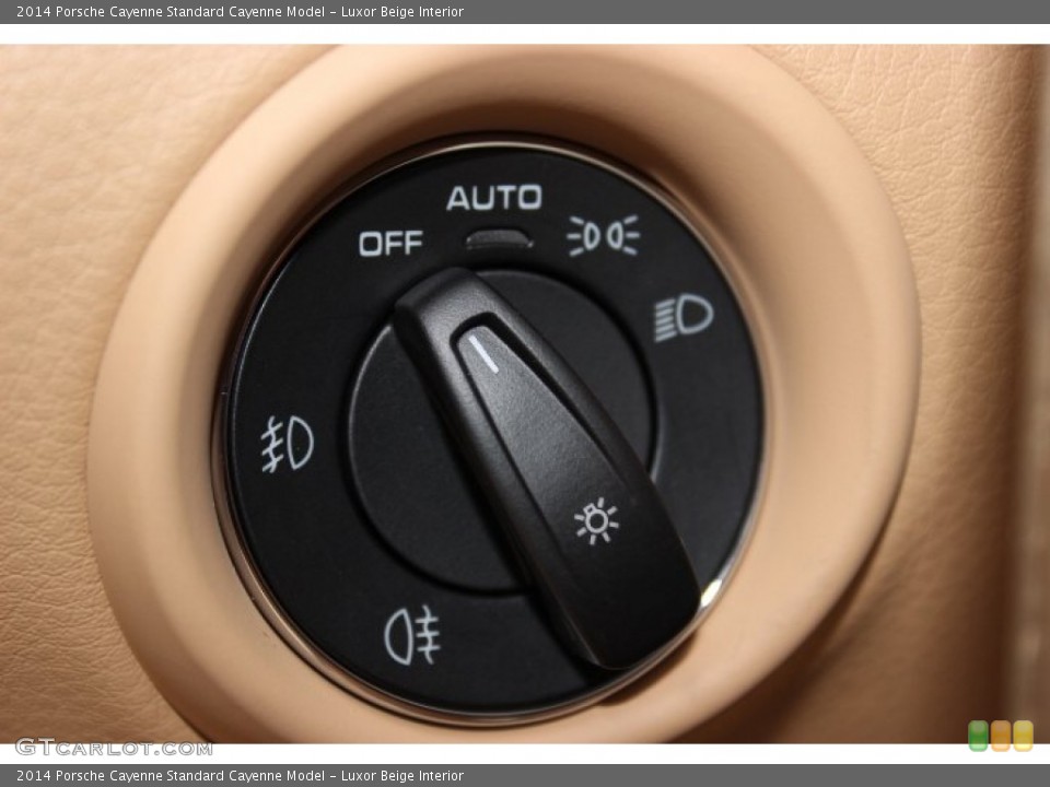 Luxor Beige Interior Controls for the 2014 Porsche Cayenne  #86910733