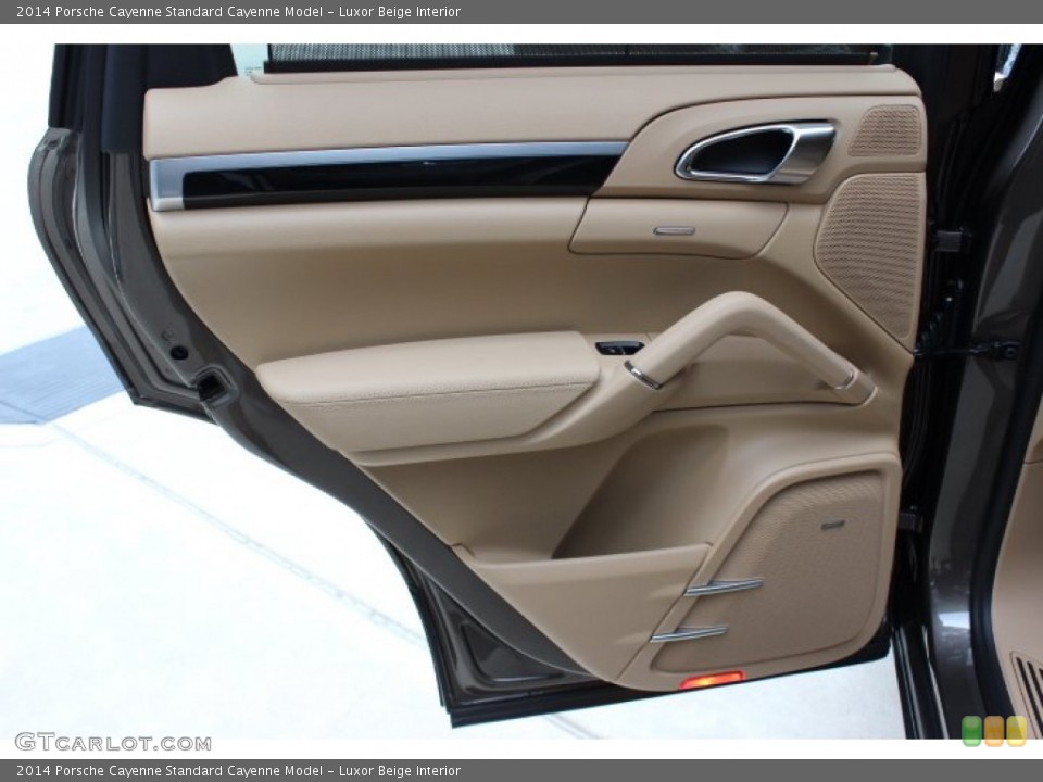 Luxor Beige Interior Door Panel for the 2014 Porsche Cayenne  #86910757