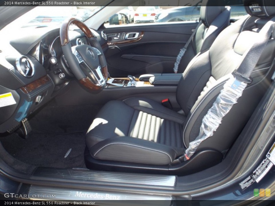 Black Interior Front Seat for the 2014 Mercedes-Benz SL 550 Roadster #86910766