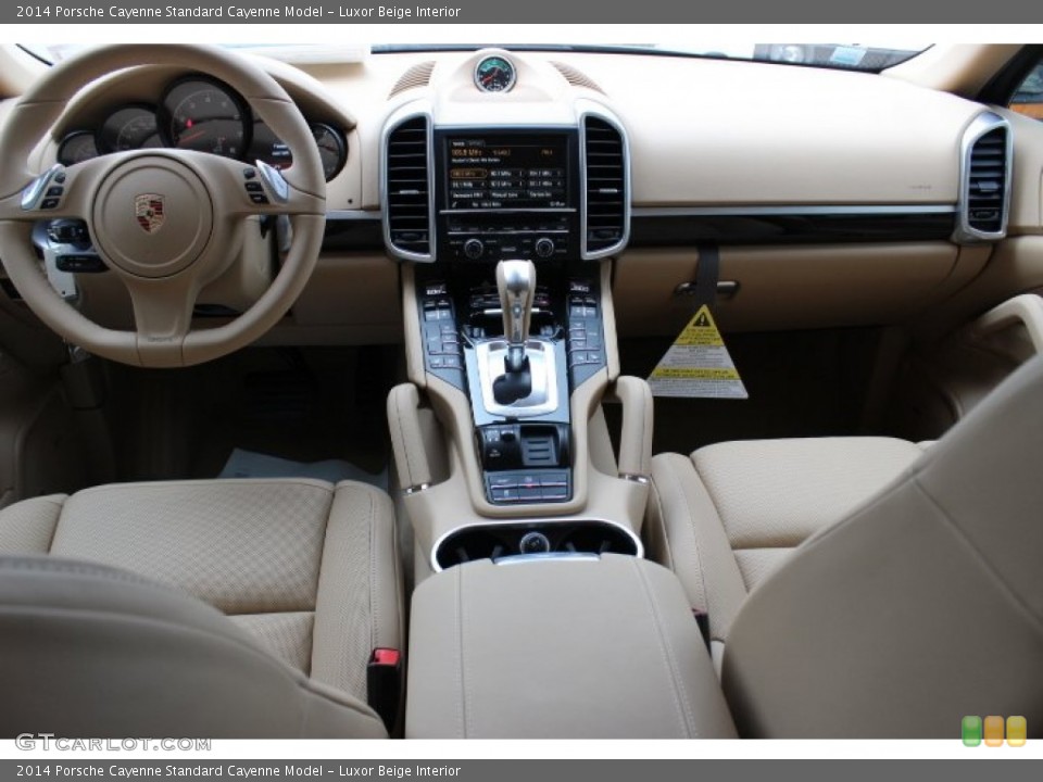 Luxor Beige Interior Dashboard for the 2014 Porsche Cayenne  #86910841