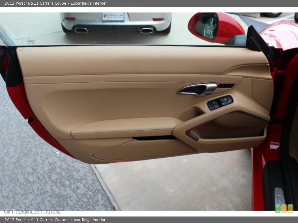 Luxor Beige Interior Door Panel for the 2013 Porsche 911 Carrera Coupe #86911903