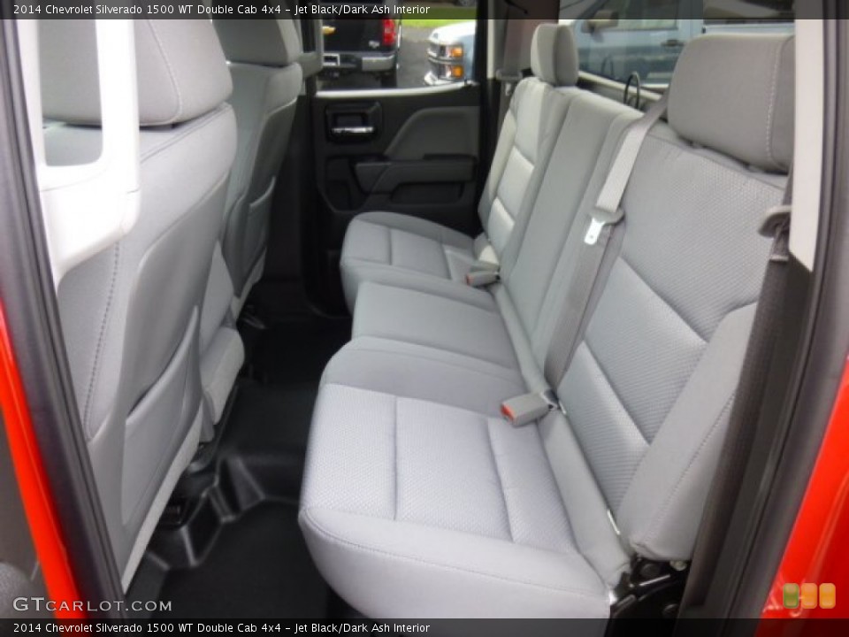 Jet Black/Dark Ash Interior Rear Seat for the 2014 Chevrolet Silverado 1500 WT Double Cab 4x4 #86912284