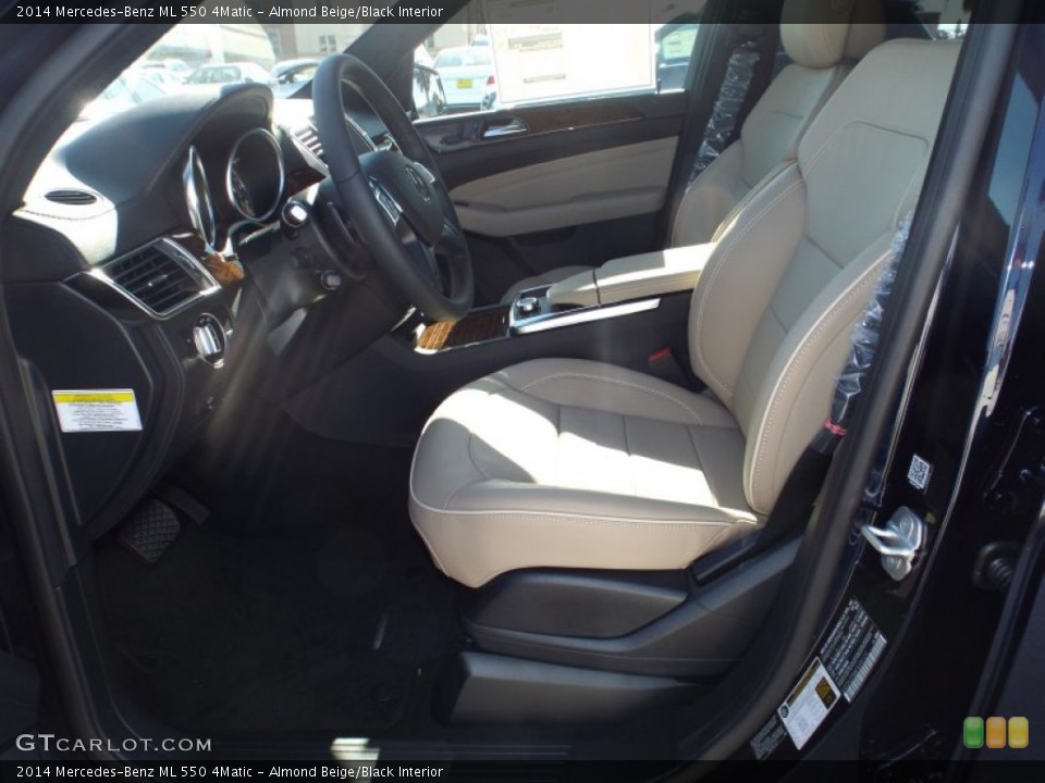 Almond Beige/Black 2014 Mercedes-Benz ML Interiors