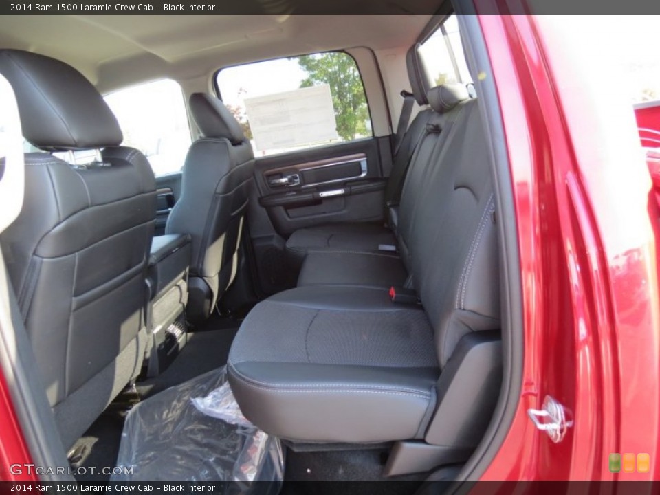 Black Interior Rear Seat for the 2014 Ram 1500 Laramie Crew Cab #86916346