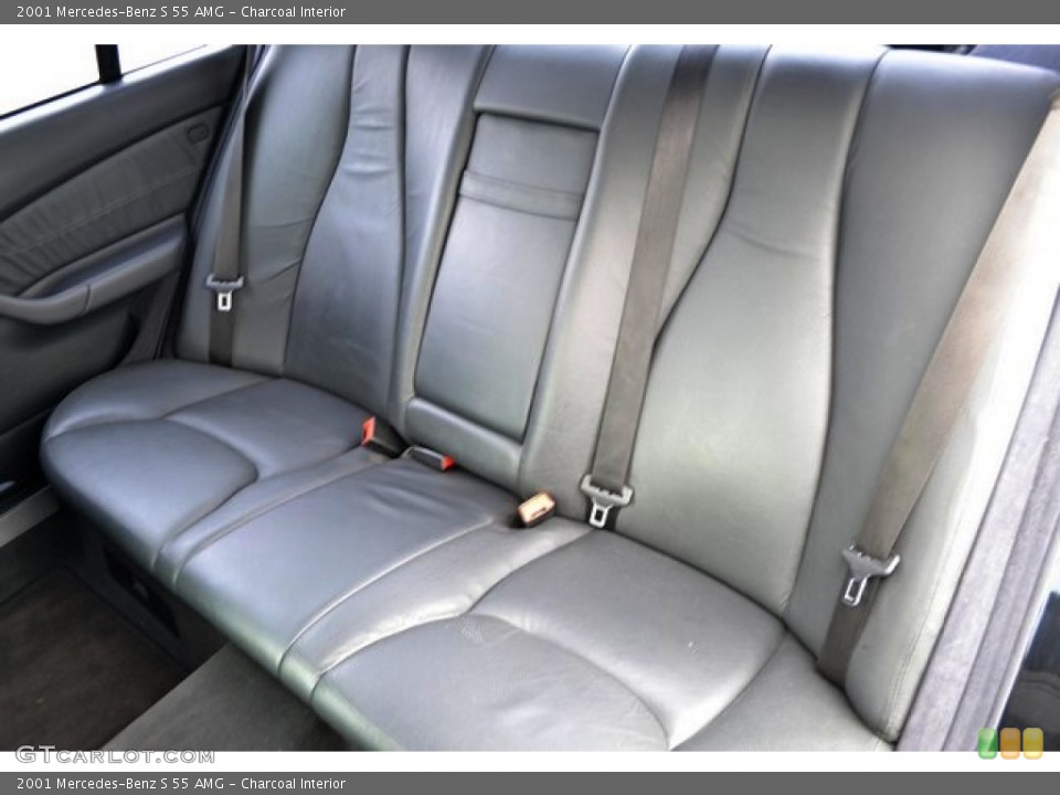 Charcoal Interior Rear Seat for the 2001 Mercedes-Benz S 55 AMG #86921677