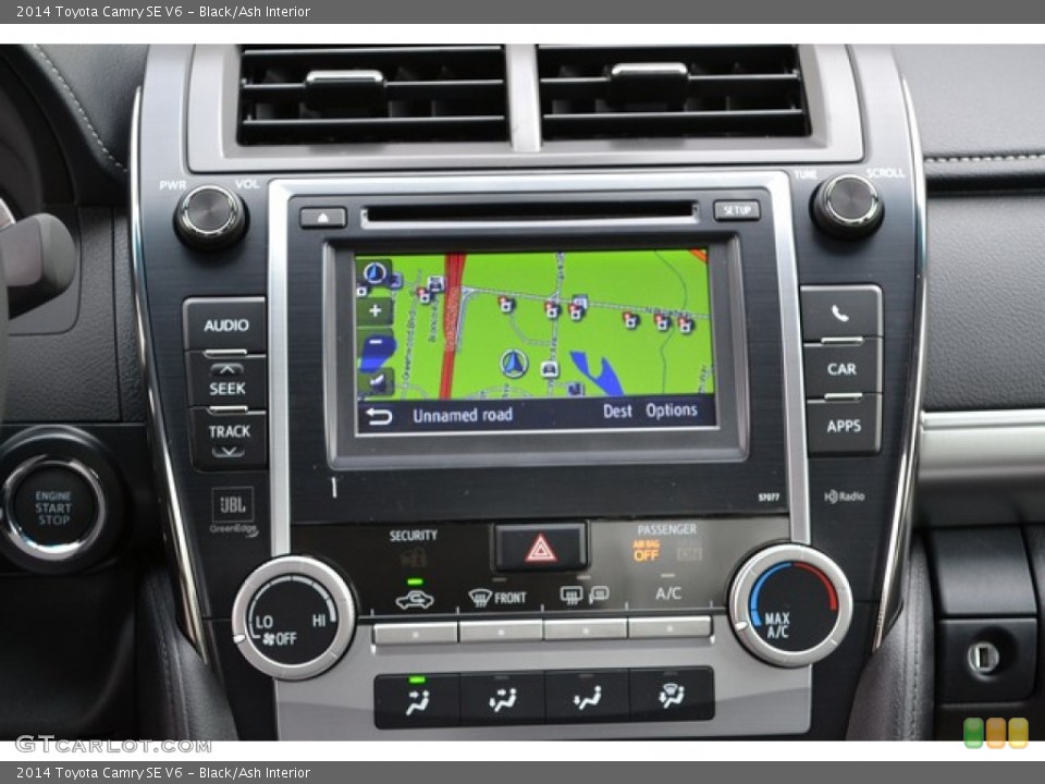 Black/Ash Interior Navigation for the 2014 Toyota Camry SE V6 #86924872
