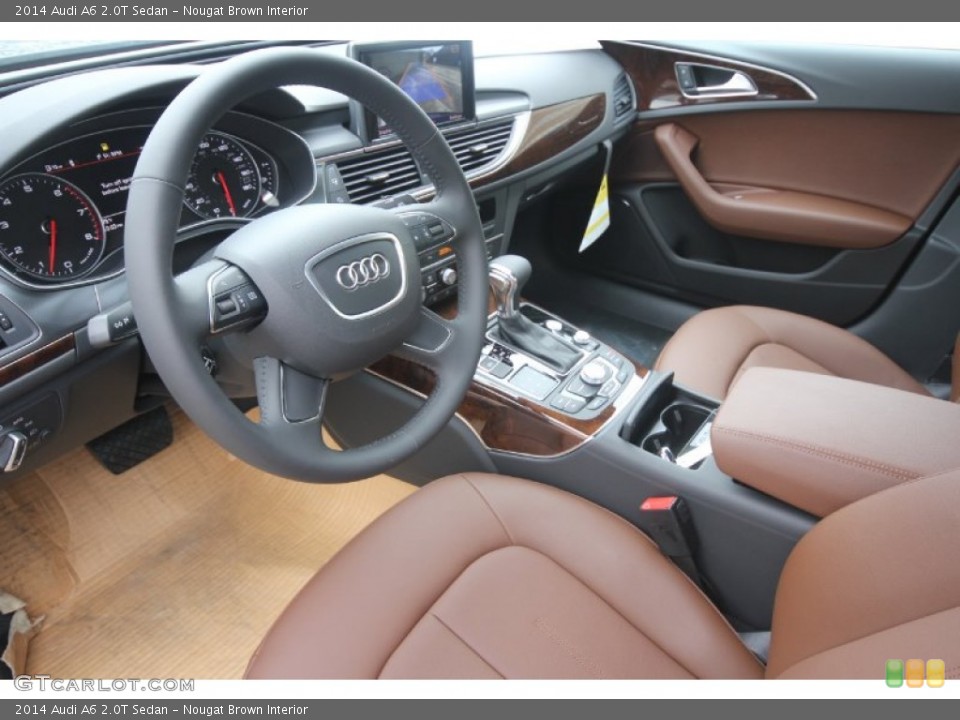 Nougat Brown Interior Photo for the 2014 Audi A6 2.0T Sedan #86927182