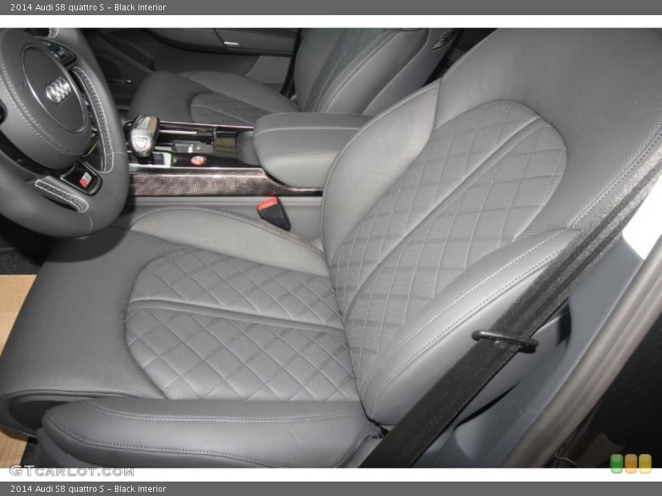 Black Interior Front Seat for the 2014 Audi S8 quattro S #86929438