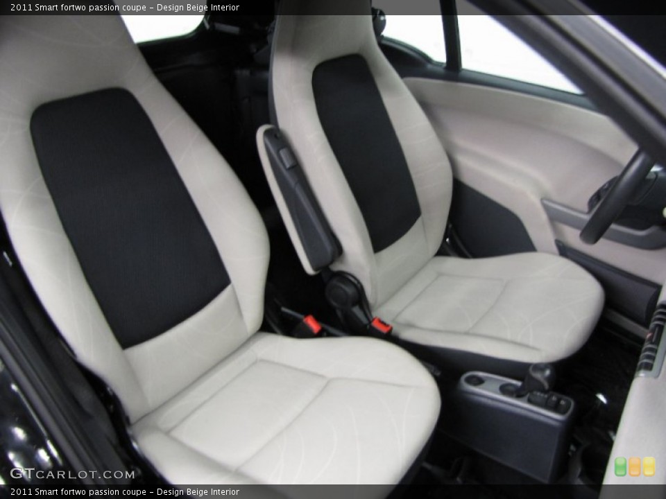 Design Beige 2011 Smart fortwo Interiors