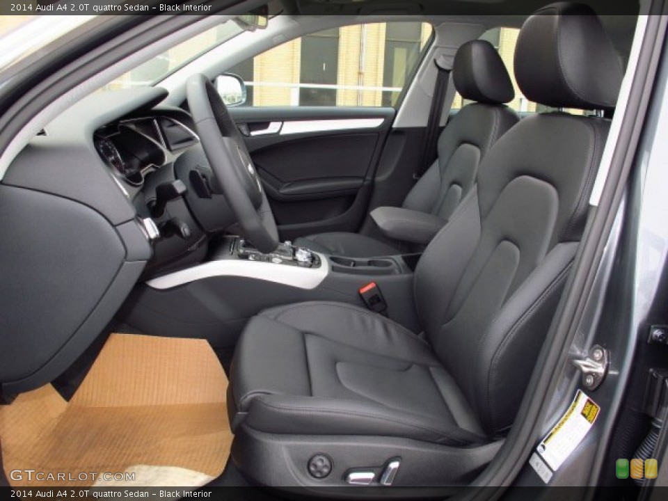Black Interior Front Seat for the 2014 Audi A4 2.0T quattro Sedan #86932120