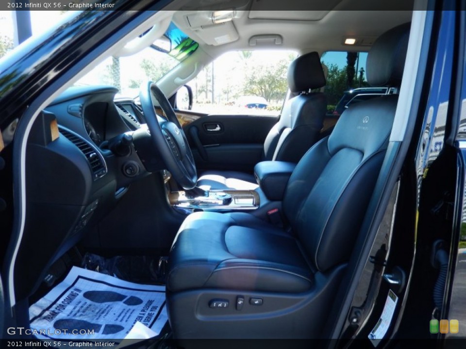 Graphite Interior Photo for the 2012 Infiniti QX 56 #86932927