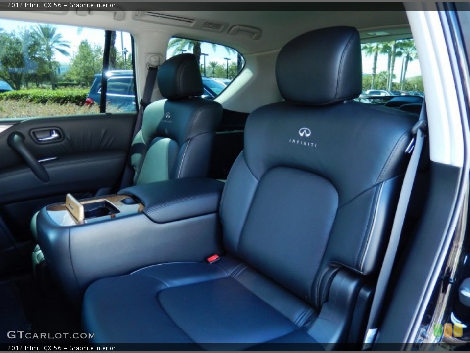 Graphite Interior Rear Seat for the 2012 Infiniti QX 56 #86932950