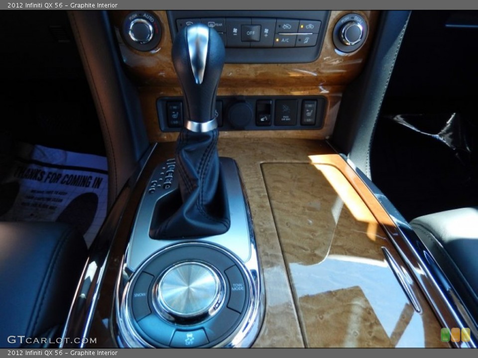 Graphite Interior Transmission for the 2012 Infiniti QX 56 #86933047