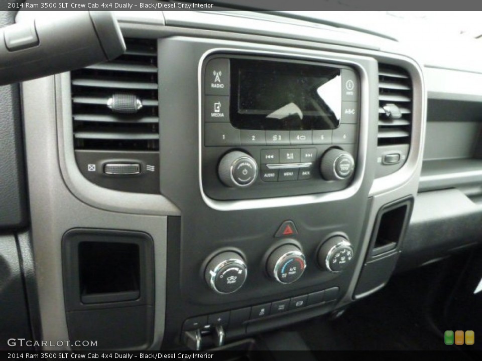 Black/Diesel Gray Interior Controls for the 2014 Ram 3500 SLT Crew Cab 4x4 Dually #86934715