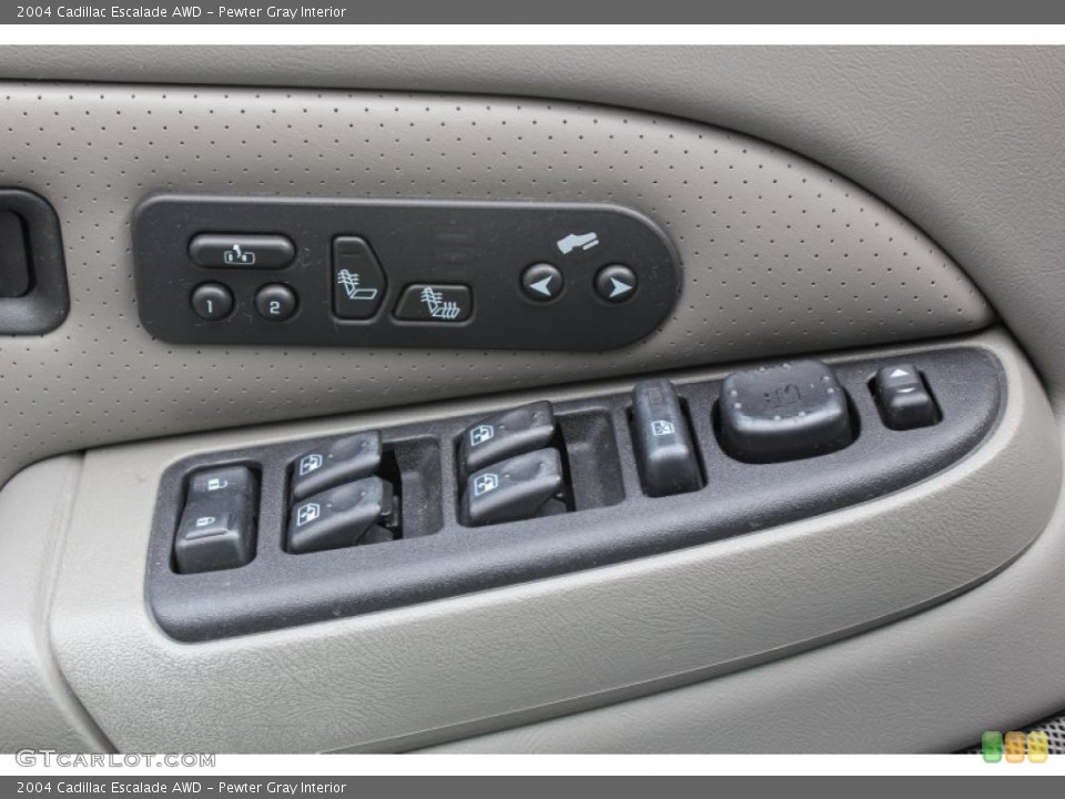 Pewter Gray Interior Controls for the 2004 Cadillac Escalade AWD #86936526