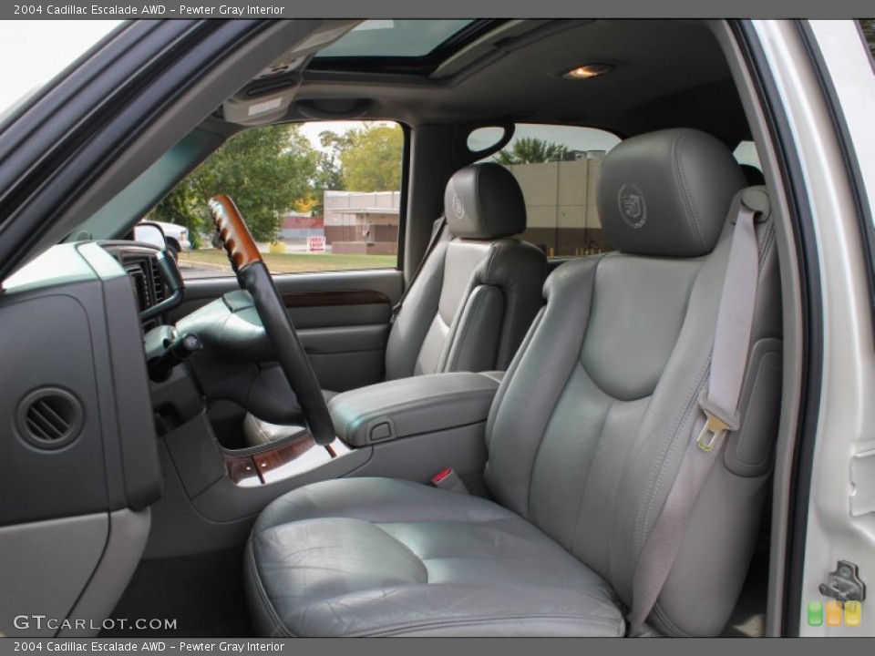 Pewter Gray Interior Front Seat for the 2004 Cadillac Escalade AWD  #86936533 | GTCarLot.com
