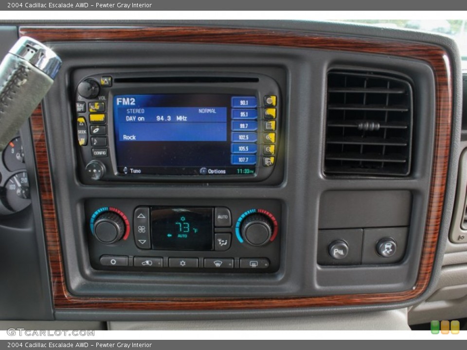 Pewter Gray Interior Controls for the 2004 Cadillac Escalade AWD #86936539