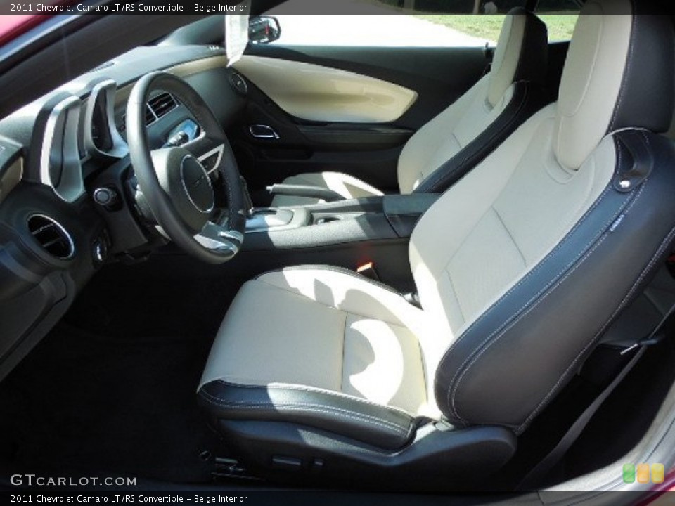 Beige Interior Photo for the 2011 Chevrolet Camaro LT/RS Convertible #86938030