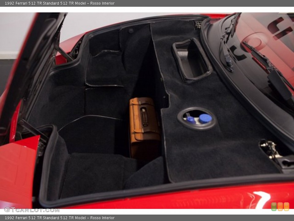 Rosso Interior Trunk for the 1992 Ferrari 512 TR  #86938734