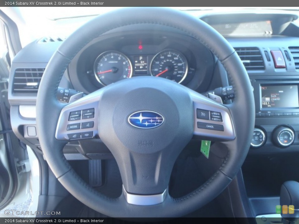 Black Interior Steering Wheel for the 2014 Subaru XV Crosstrek 2.0i Limited #86938831
