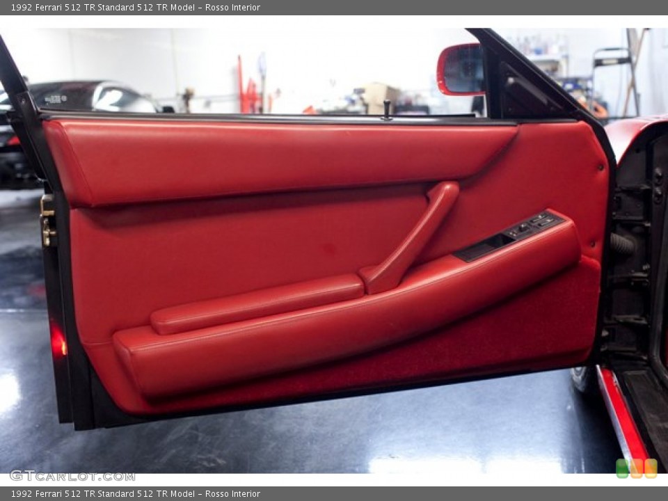Rosso Interior Door Panel for the 1992 Ferrari 512 TR  #86939251
