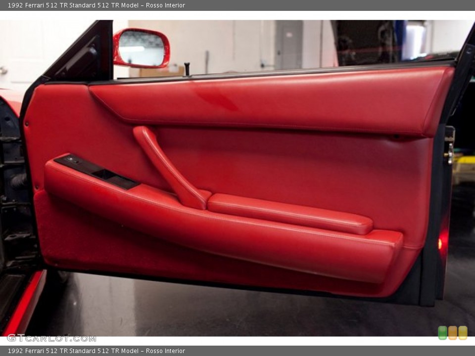 Rosso Interior Door Panel for the 1992 Ferrari 512 TR  #86939268