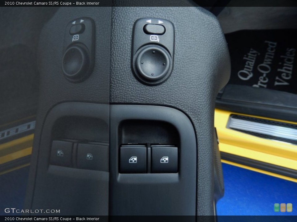 Black Interior Controls for the 2010 Chevrolet Camaro SS/RS Coupe #86943916