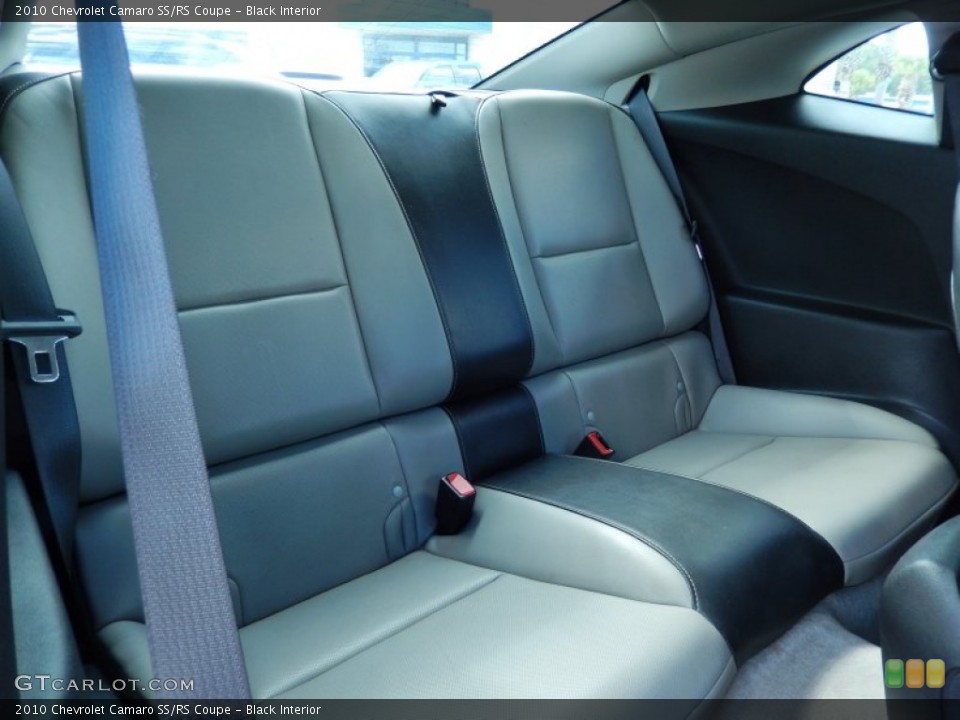 Black Interior Rear Seat for the 2010 Chevrolet Camaro SS/RS Coupe #86943958