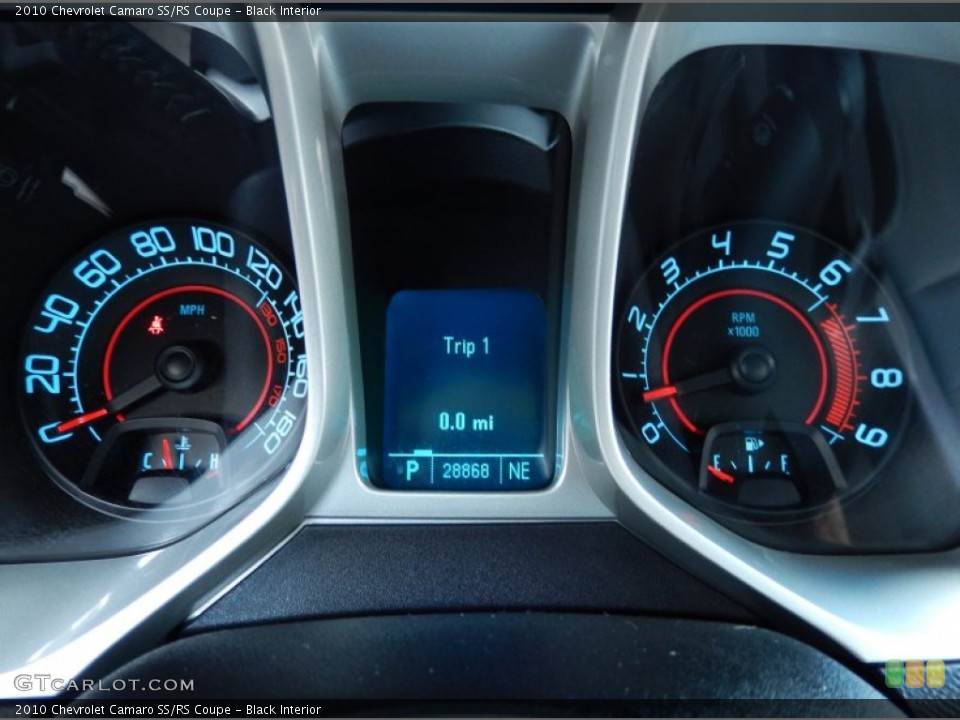 Black Interior Gauges for the 2010 Chevrolet Camaro SS/RS Coupe #86944108