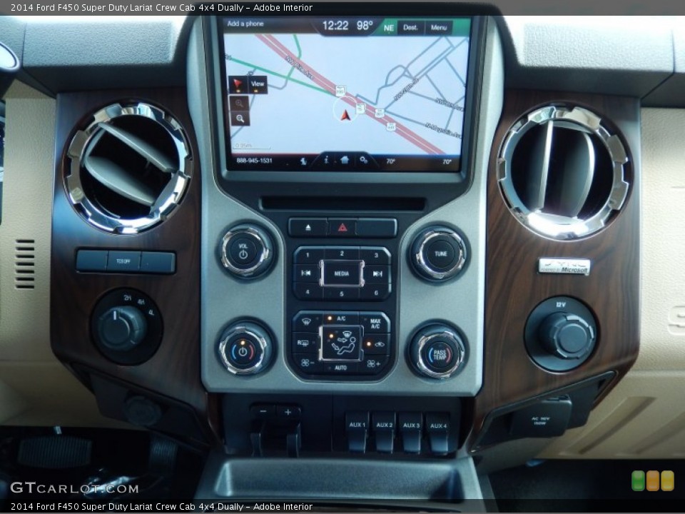 Adobe Interior Controls for the 2014 Ford F450 Super Duty Lariat Crew Cab 4x4 Dually #86946709