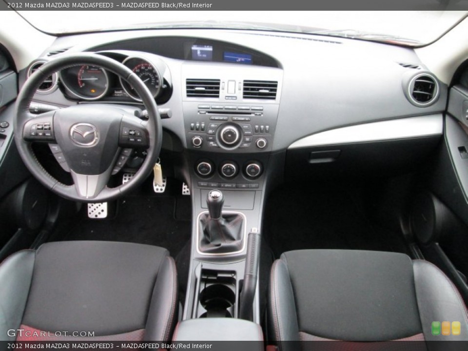 MAZDASPEED Black/Red Interior Dashboard for the 2012 Mazda MAZDA3 MAZDASPEED3 #86947456