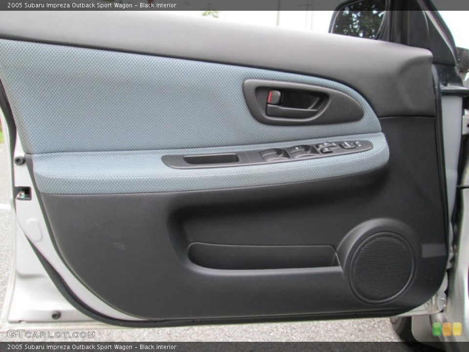 Black Interior Door Panel for the 2005 Subaru Impreza Outback Sport Wagon #86947881