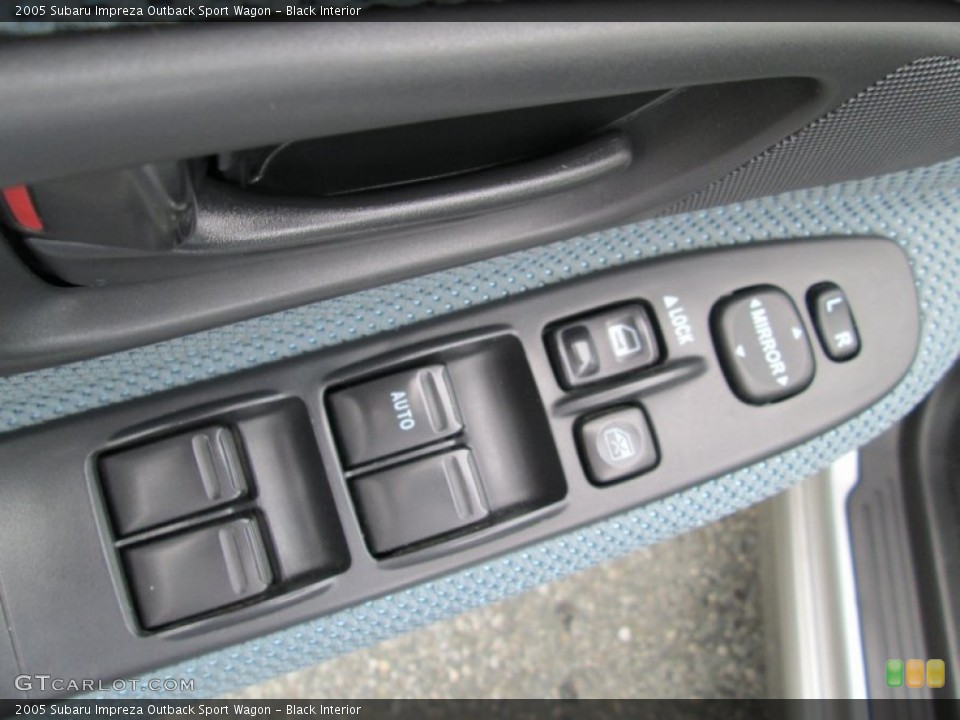 Black Interior Controls for the 2005 Subaru Impreza Outback Sport Wagon #86947903