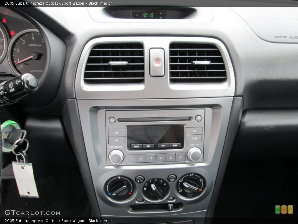 Black Interior Audio System for the 2005 Subaru Impreza Outback Sport Wagon #86948152