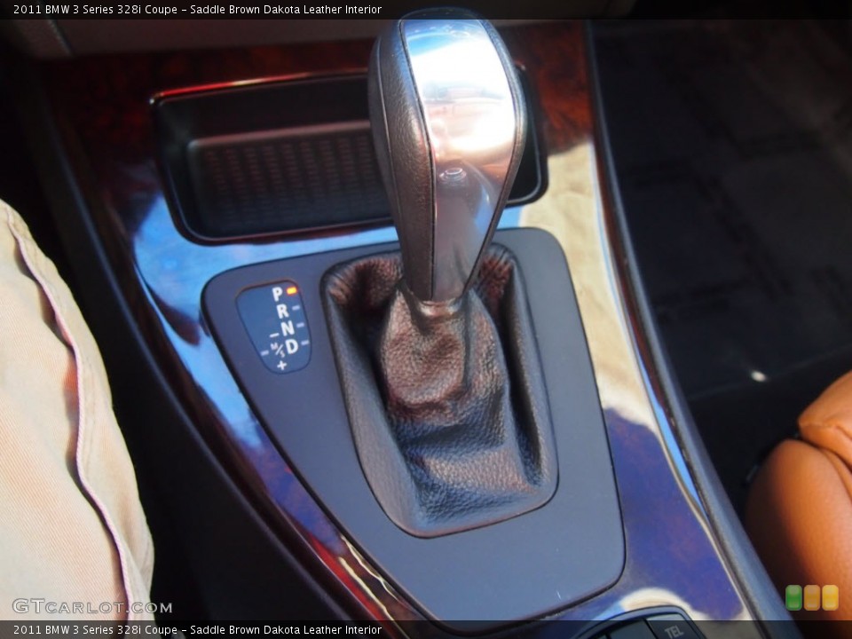 Saddle Brown Dakota Leather Interior Transmission for the 2011 BMW 3 Series 328i Coupe #86950924