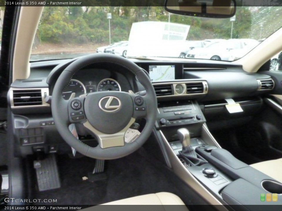 Parchment Interior Dashboard for the 2014 Lexus IS 350 AWD #86951293