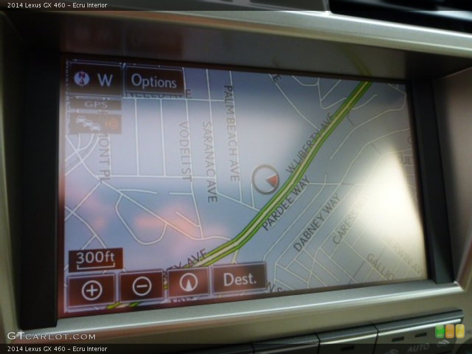 Ecru Interior Navigation for the 2014 Lexus GX 460 #86951863