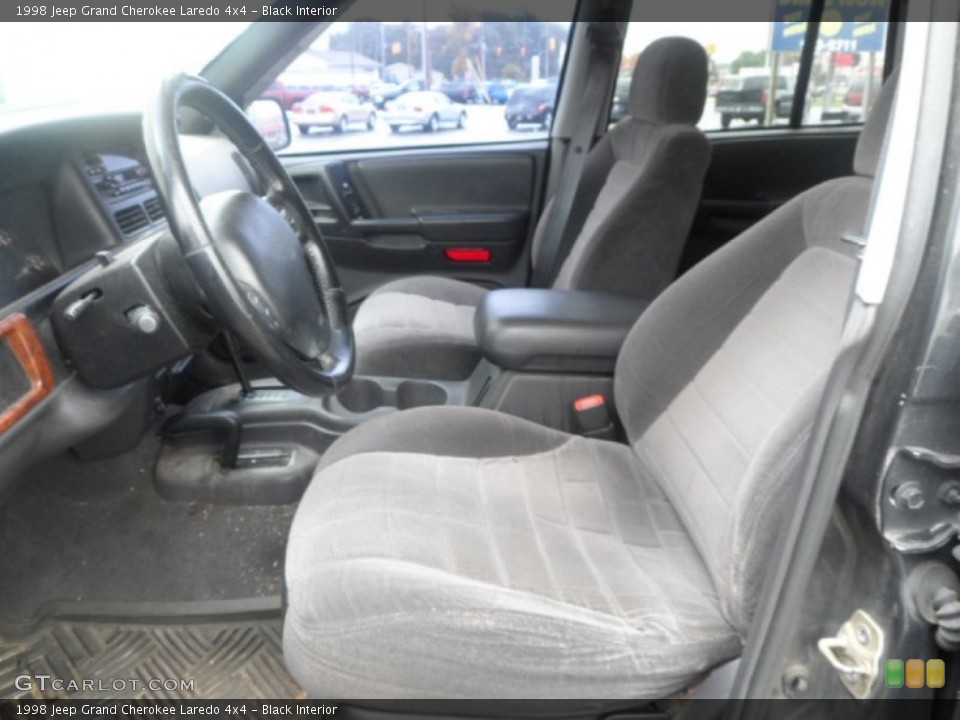 Black Interior Front Seat for the 1998 Jeep Grand Cherokee Laredo 4x4 #86960905