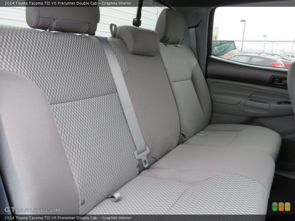 Graphite Interior Rear Seat for the 2014 Toyota Tacoma TSS V6 Prerunner Double Cab #86964112