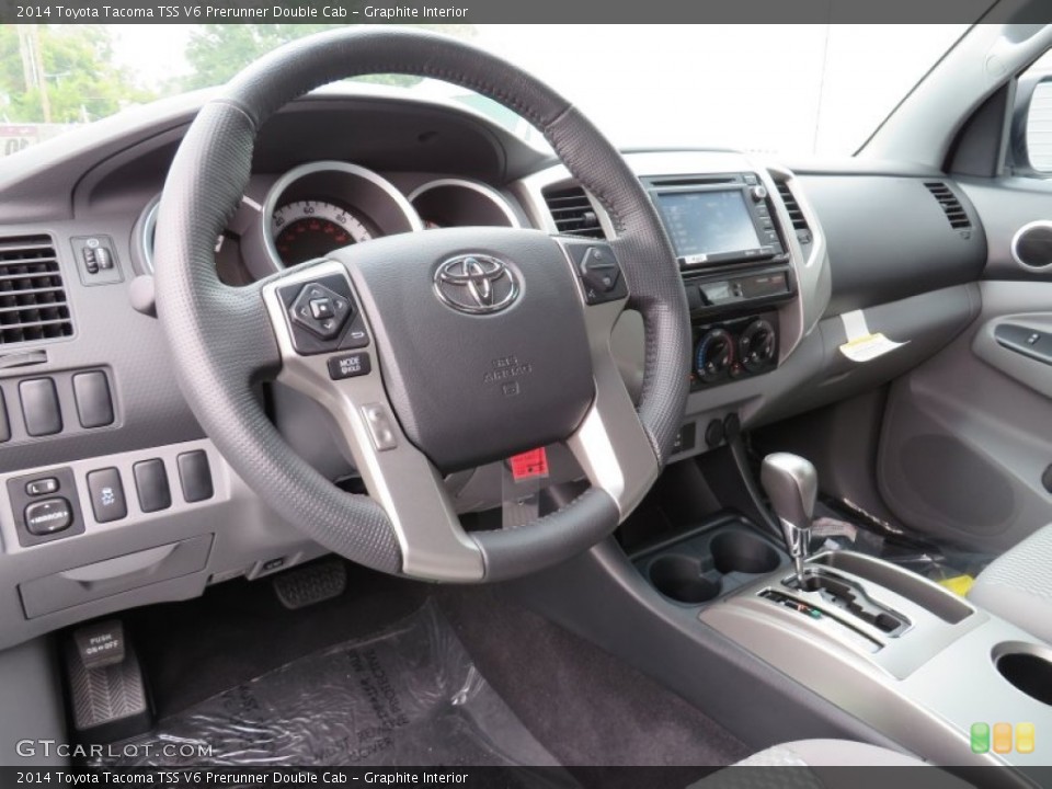 Graphite Interior Steering Wheel for the 2014 Toyota Tacoma TSS V6 Prerunner Double Cab #86964169