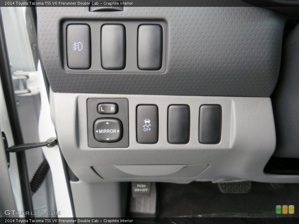 Graphite Interior Controls for the 2014 Toyota Tacoma TSS V6 Prerunner Double Cab #86964388