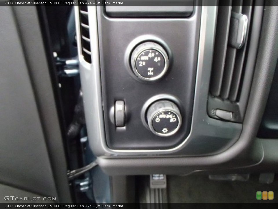 Jet Black Interior Controls for the 2014 Chevrolet Silverado 1500 LT Regular Cab 4x4 #86965357