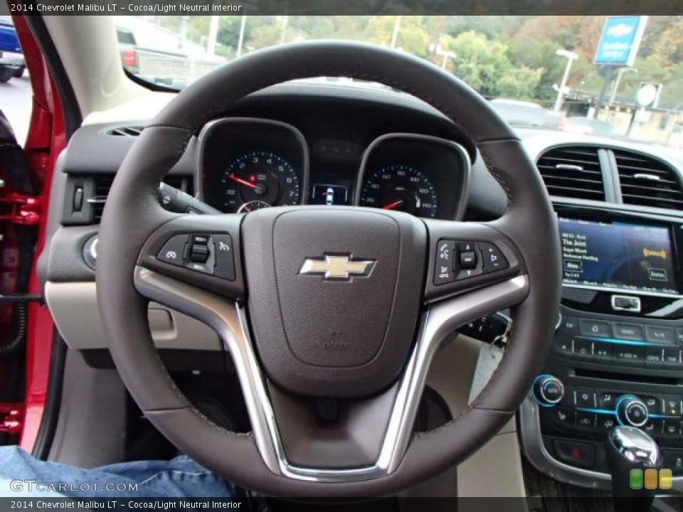 Cocoa/Light Neutral Interior Steering Wheel for the 2014 Chevrolet Malibu LT #86967529